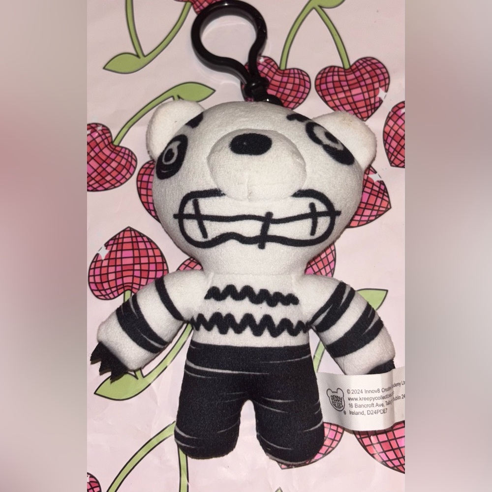 Plush deddy bear keychain